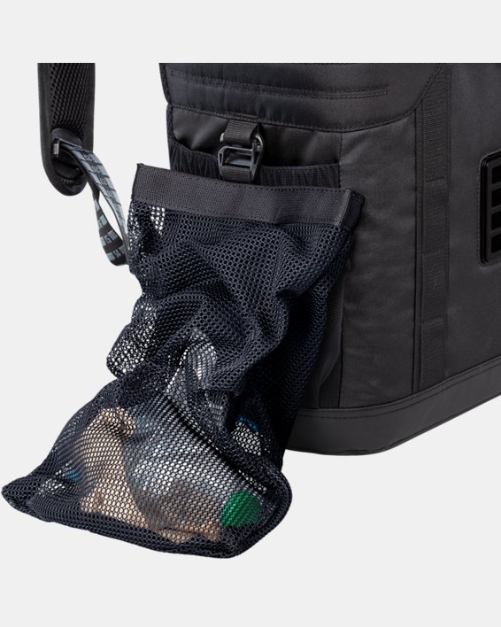 UA Sideline 25-Can Backpack Cooler, Black, pdpMainDesktop image number 3